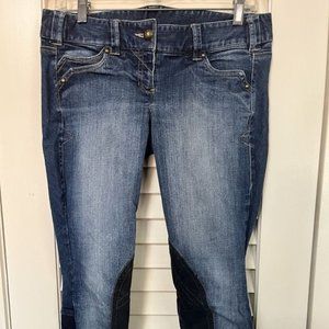 Ariat Whipstitch Knee Patch Front Zip Knee Patch Breech 26R